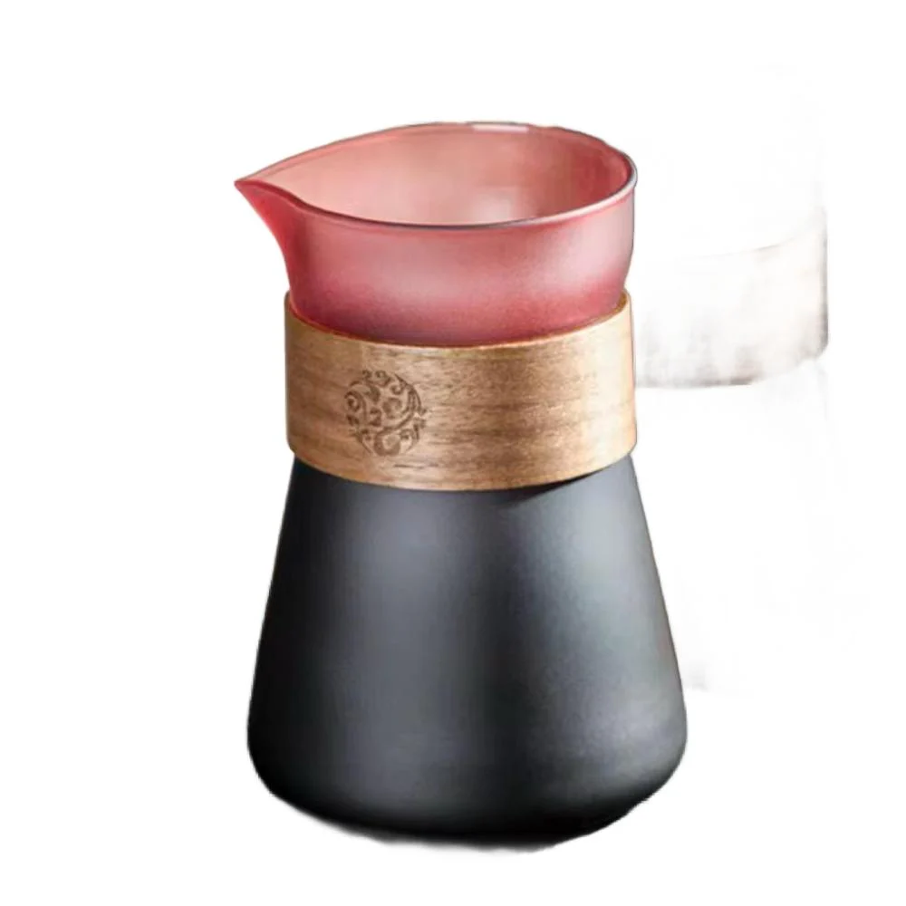 سيرفر عنابي زجاجي | 300 مل